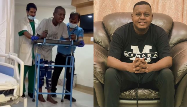 Professor Jay shares never-seen before video learning how to walk again after serious illness