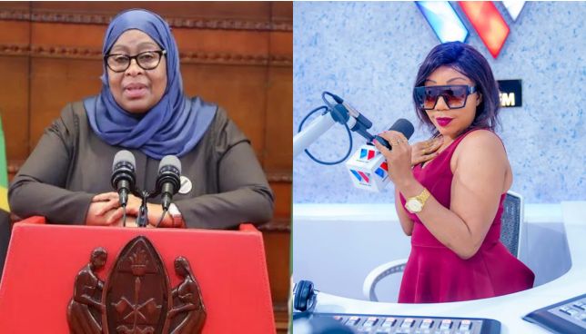 President Samia’s messege to Diamond as she mourns top Wasafi FM presenter Dida
