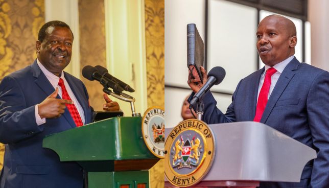 Mudavadi appointed acting CS for Interior, ahead of Kindiki’s swearing in as DP