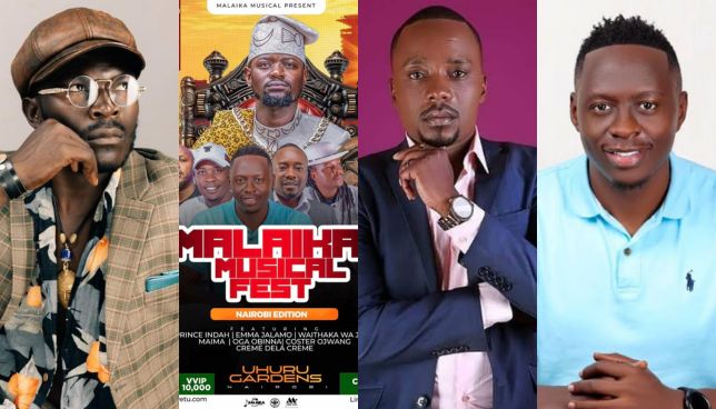 Prince Indah to Emma Jalamo: List of musicians performing at Malaika Musical Fest 4th Edition