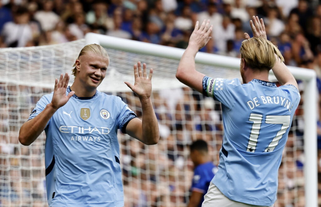 Manchester City takes on Tottenham Hotspur as Premier League returns