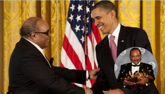 President Barack Obama pays tribute to legendary Quincy Jones