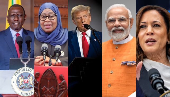 President Ruto, Samia & Modi congratulate Trump on his Victory