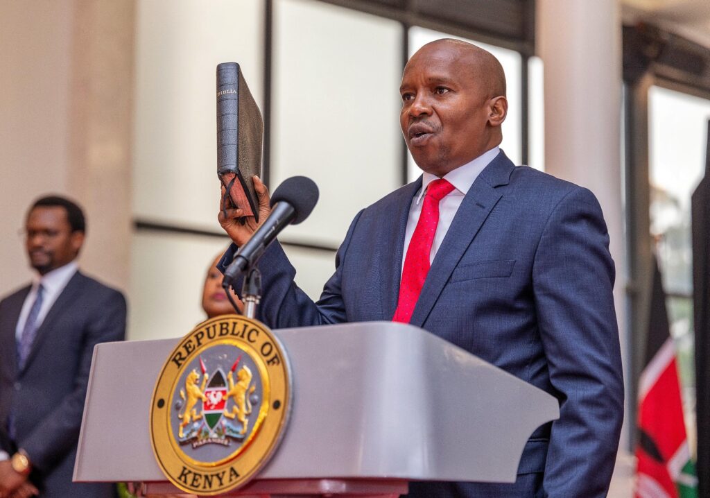 Kithure Kindiki officially sworn in as Kenya’s 3rd Deputy President