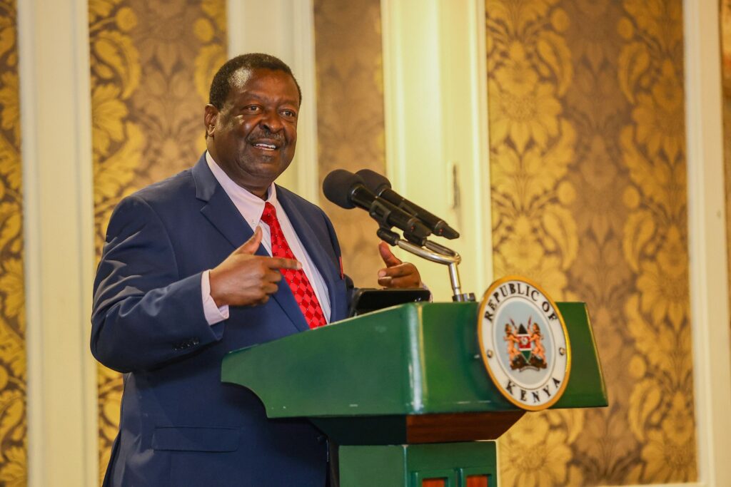 Acting Interior CS Musalia Mudavadi declares tomorrow a Public Holiday