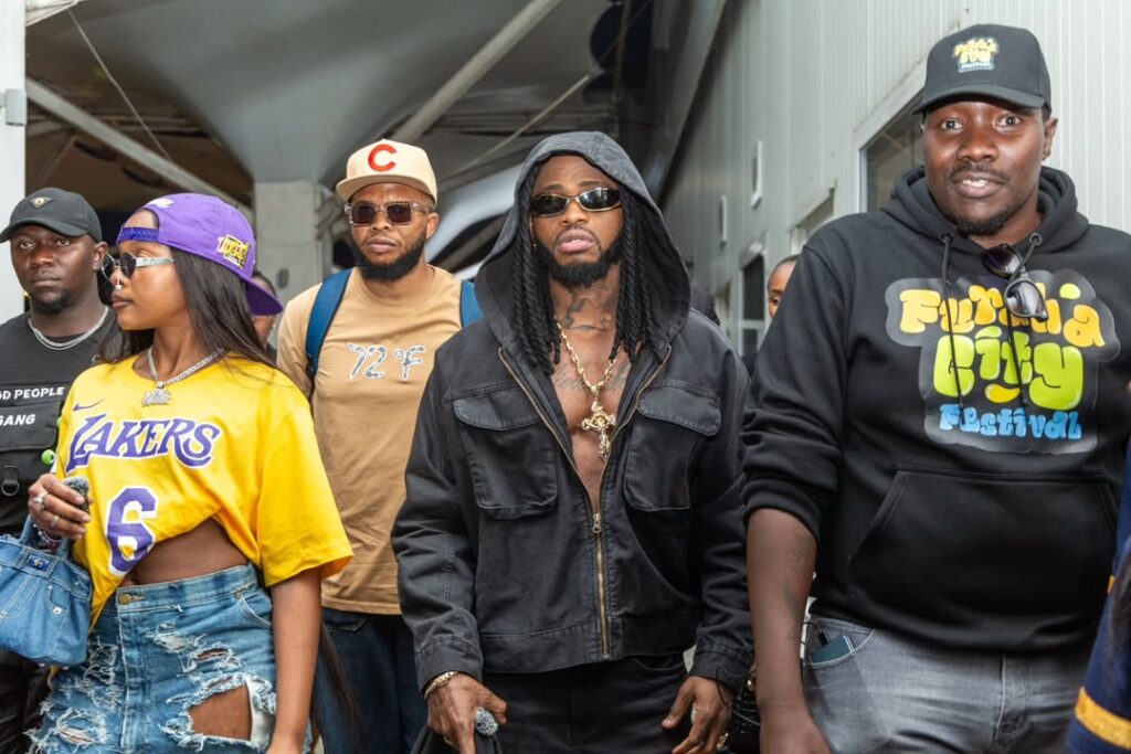 Photos: Diamond & Zuchu land in Nairobi with a Private Jet for Furaha City  