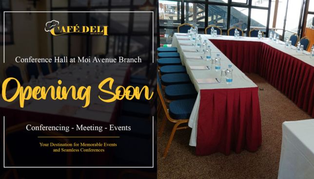 Café Deli Expands Offering with New Conference and Events Space at Moi Avenue Branch