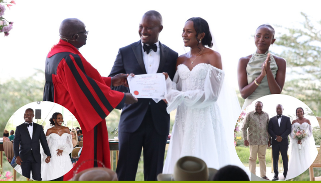 Photos: Uhuru, Kalonzo Grace the Wedding Ceremony of Gideon Moi’s Son