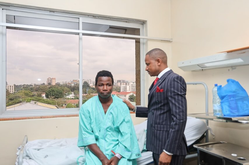Babu Owino Visits Victims of Police Brutality at KNH, Condemns ‘Deliberate’ Attacks on Protesters