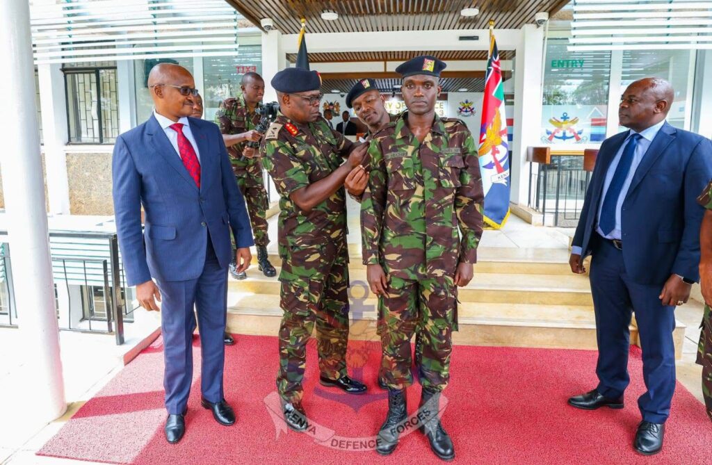 KDF Promotes Ulinzi Stars Captain Boniface Muchiri to Corporal After Inspiring CHAN Display