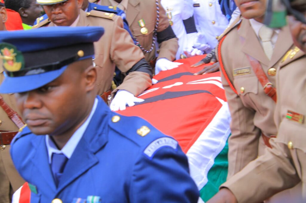 Chaos at Parliament as Raila Odinga’s Body Moved to Kasarani for Public Viewing