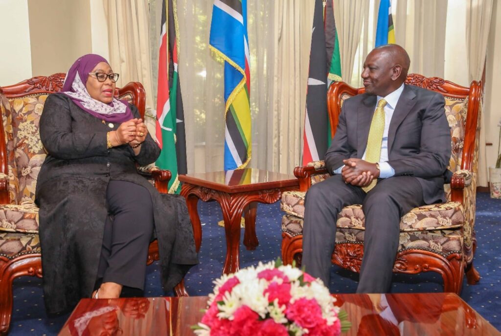 President Ruto Congratulates Samia Suluhu on Re-election, Calls for Peace in Tanzania