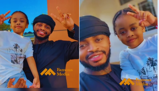 Future Wasafi CEO! Mama Dangote Shares Video of Diamond Platnumz with Son Naseeb